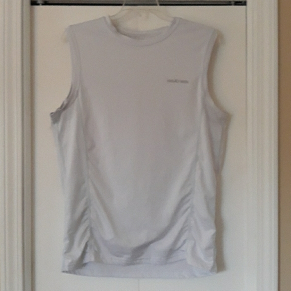 hisywin Other - Mens White Sleeveless Athletic Shirt